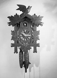 Cuckoo clock, 1955, Black Forest, Germany, Europe
