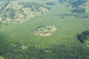 Cultivated hill country Central Africa