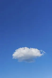 Cumulus cloud (Cumulus), blue, sky