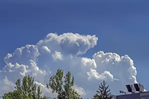 Cumulus, cumulus clouds over Kempten