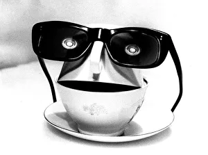 Cup with glasses, approx. 1980s