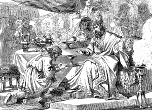 The cupbearer Nehemiah complains to the great king of his hometown Jerusalem
