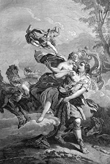 Cupid, historical woodcut, circa 1888