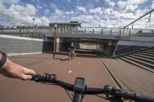 Cycle path in the east of Utrecht