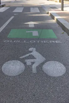 Category Historic EN Prints: Cycle track no. 1 in the direction of Guillotiere