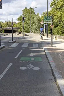 Category Historic EN Prints: Cycle track no. 1 in the direction of Guillotiere