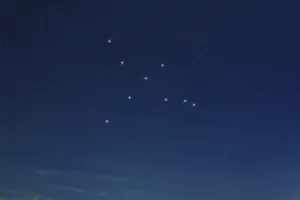 Cygnus star constellation, Night sky