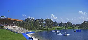 Cypress Gardens, water ski show, Florida, USA