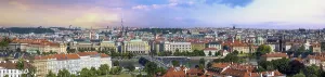 Czechia, Panoramic view of Prague