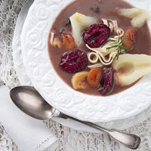 Category Oldtimer Prints: Czernina is a Polish soup