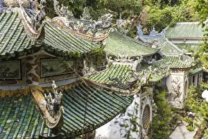 DA NANG, VIETNAM - JANUARY 04, 2019: Buddhist pagoda