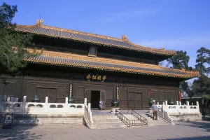 The Daci Zhenru Hall was built during the latter years of the Ming Dynasty (1368 - 1644)