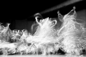 Dancing movement blur India Asia 1970