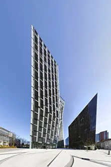 Dancing towers, modern office buildings