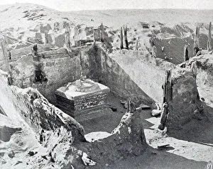 Dandan Oilik is a deserted historical town and desert oasis in the Taklamakan Desert of China