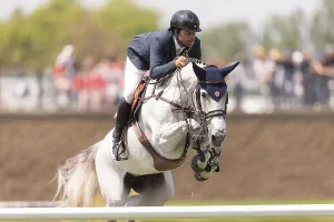 Daniel Bluman of Israel and riding Corbie V