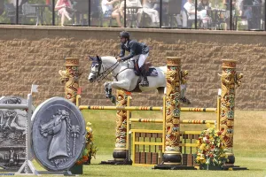 Daniel Bluman of Israel and riding Corbie V