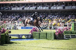 Category Historic EN Prints: Daniel Coyle of Ireland and riding Legacy compete in the first round of the 1