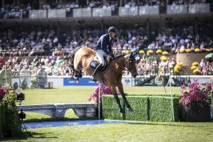 Category Historic EN Prints: Daniel Deusser of Germany and riding Killer Queen VDM compete in the first round of the 1