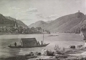 The Danube in Upper Austria, Engelhartszell market