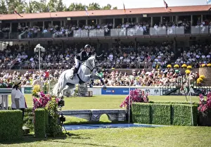 Category Historic EN Prints: Darragh Kenny of Ireland and riding VDL Cartello compete in the first round of the 1