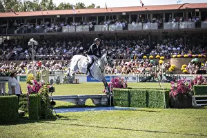 Category Historic EN Prints: Darragh Kenny of Ireland and riding VDL Cartello compete in the first round of the 1