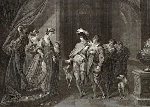 Das Gespraech zwischen Koenig Edgar oder Eadgar von England