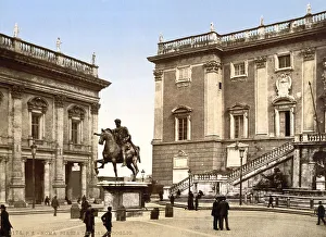 Das Kapitol, die Piazza, Rom, Italien