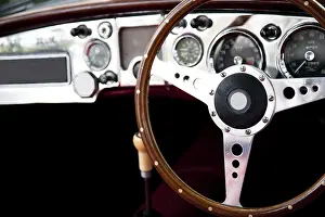 Dashboard of a classic car