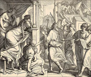 David bringing the ark of the covenant to jerusalem