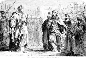 David brings the Ark of the Covenant to the Temple