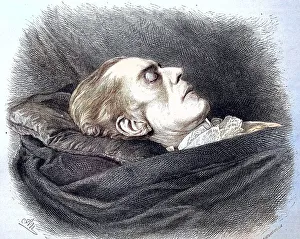 David Friedrich Strauss on the deathbed