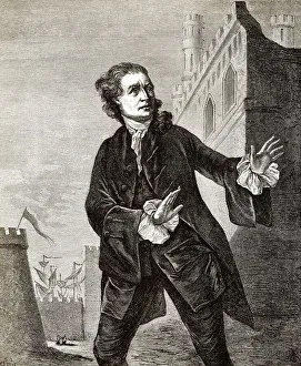 David Garrick, 1717-1779, ein englischer Schauspieler