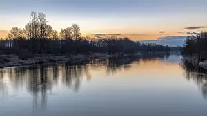 Dawn over the Danube near Marxheim, Bavaria