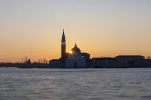 Dawn at sunrise, Basilica of San Giorgio Maggiore