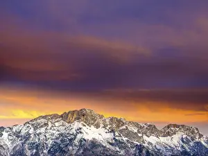 Dawn over the Untersberg, Bischofswiesen