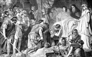 The death of Alexander the Great in 323 BC