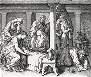 The death of Bathsheba's first child with David