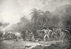 Death of Captain James Cook, 1728