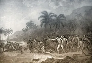 Death of Captain James Cook, 1728
