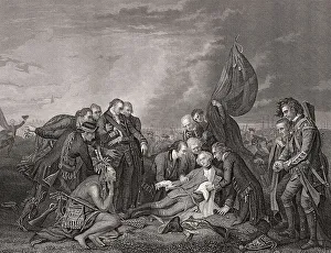 The death of James Wolfe, 1727