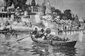 Death passage of a Brahmin, India