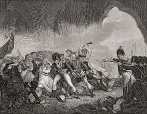Death of Tipu Sultan, 4. Mai 1799 in Srirangapatna in the Fourth Mysore War