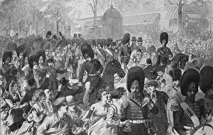 Decampment of the Guards Grenadiers in Paris