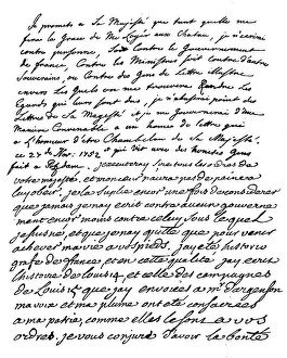 Declaration drawn up by Frederick II himself