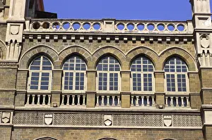 Decorated facade arches and balcony windows of Elphinstone College