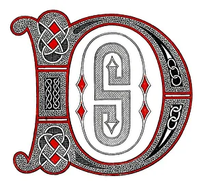Decorated letters, Initials from the 11th century
