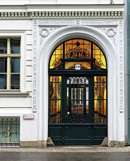 Decorative building entrance in Berlin's government district