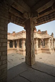 Category Historic EN Prints: Decorative pillars carving at vitthal temple