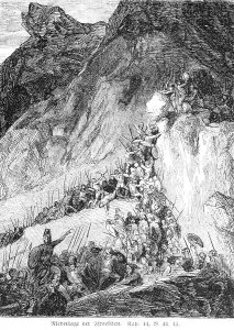 Defeat of the Israelites, warriors